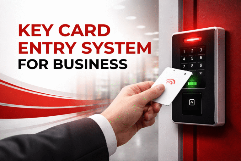 key card entry system for business