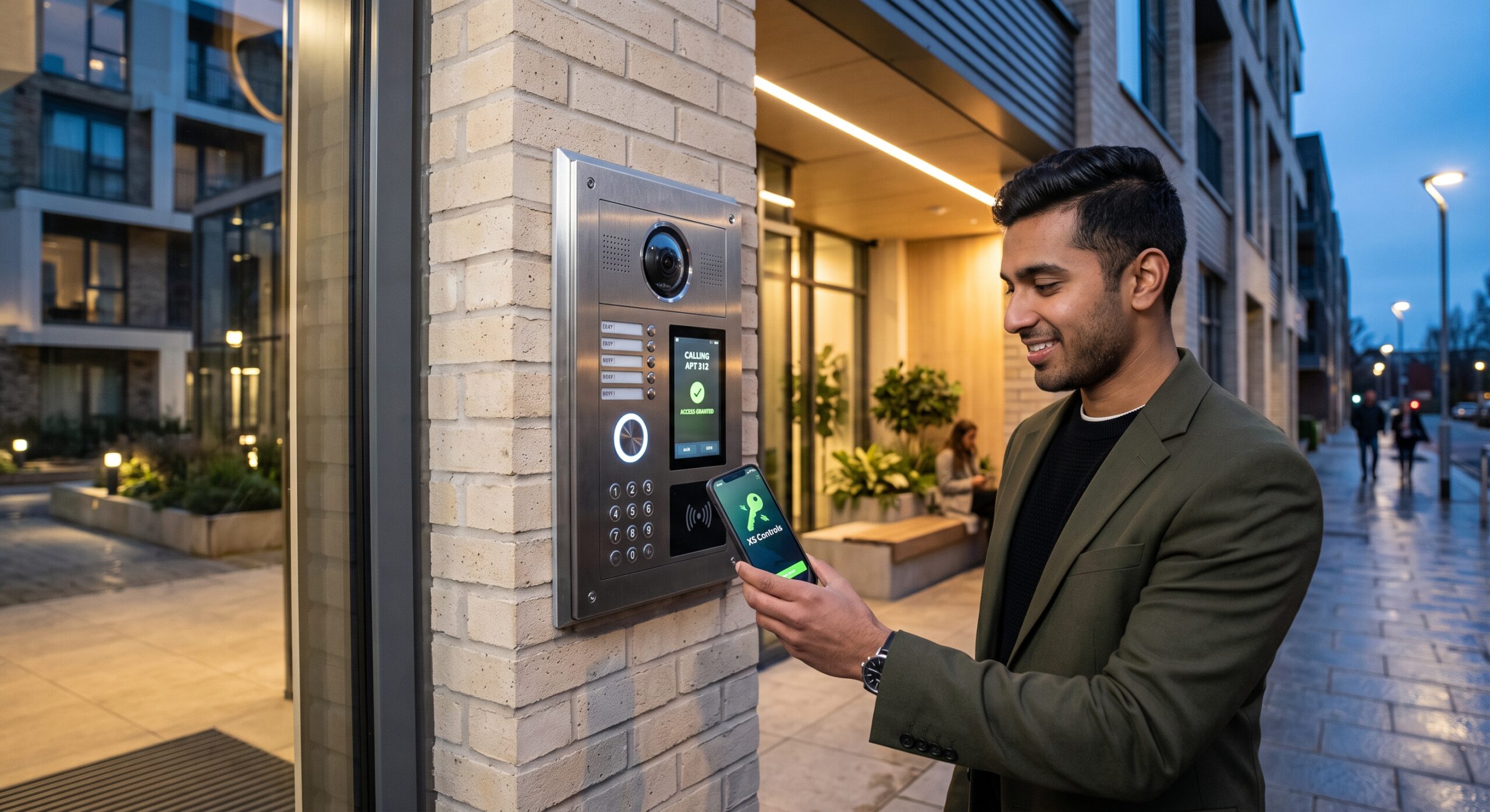 Camera Intercom System for Apartment Buildings